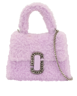 Mini St Marc Top Handle, Shearling, Purple, 1283, S, 2*